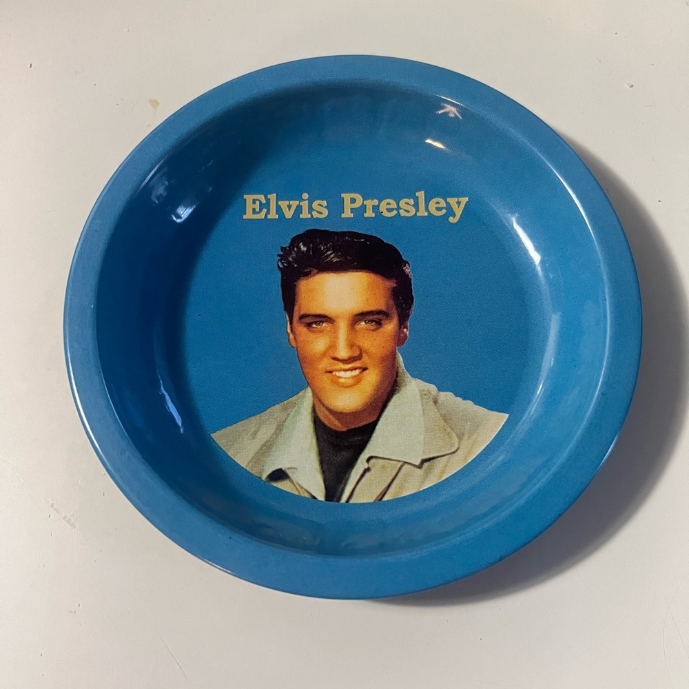 Vintage Elvis ashtray.